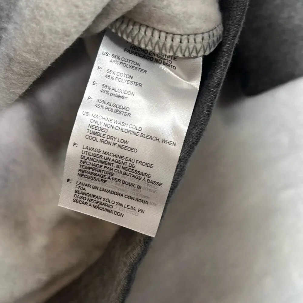 ADIDAS GOLF Tech Fleece‎ casual gray black pullover NWT Men large
